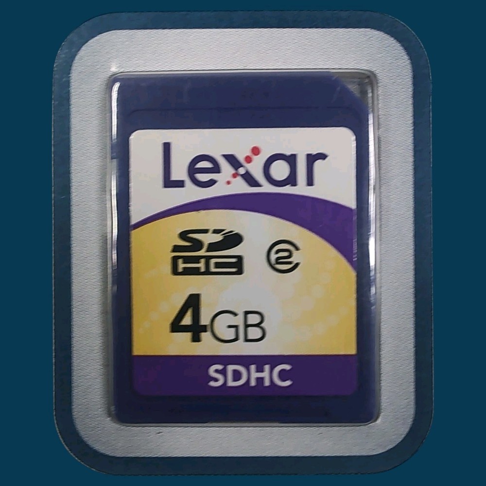 Lexar 4GB SDHC Memory Card NOS 2009