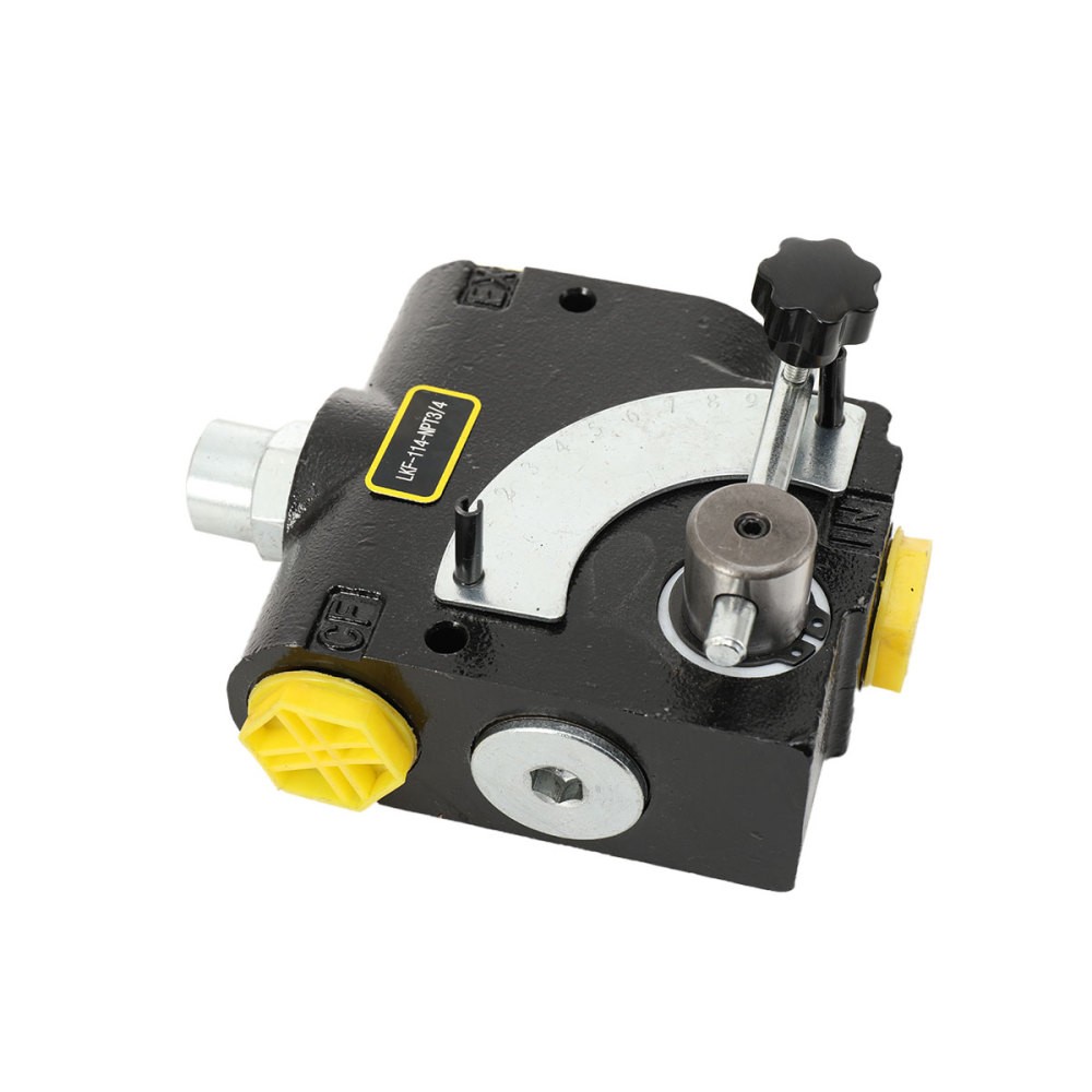 Hydraulic Adjustable Variable Flow Control Valve 3/4" NPT Pressure Relief Valve