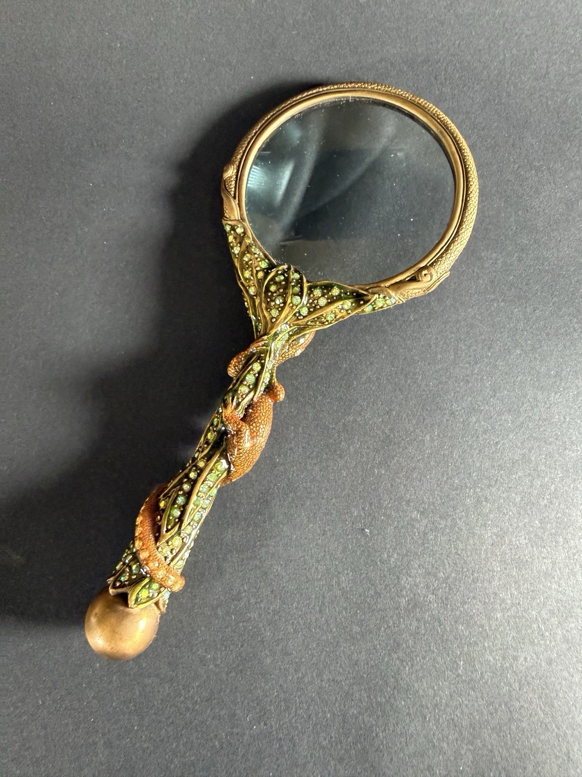 Jay Strongwater Lizard Magnifying Glass