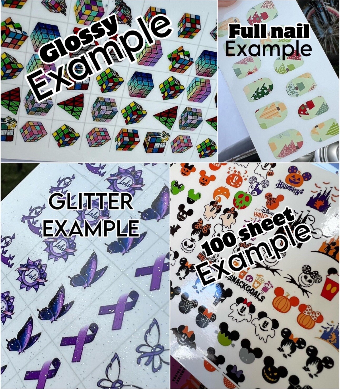Notre Dame Waterslide Finger Nail Decals Set Of 50 Ins Bonus Inc.