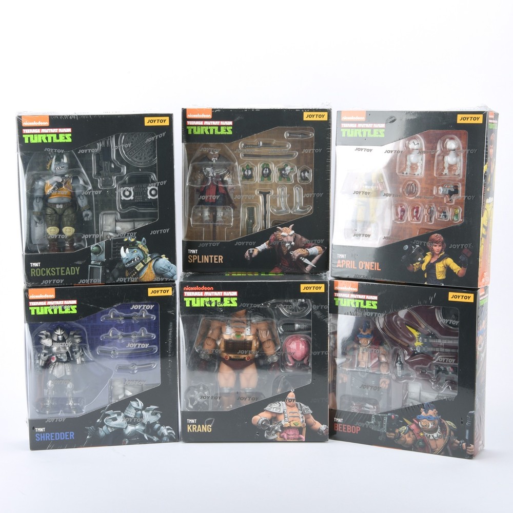 Joytoy Teenage Mutant Ninja Turtles Action Figures Krang Shredder Rocksteady