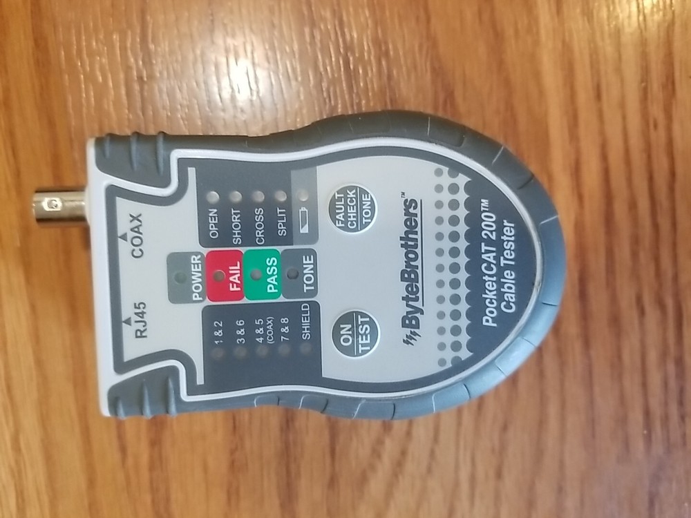 ByteBrothers Pocket CAT NETWORK CABLE TESTER CTX200