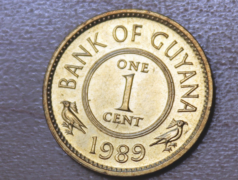 1989 Guyana 1 Cent