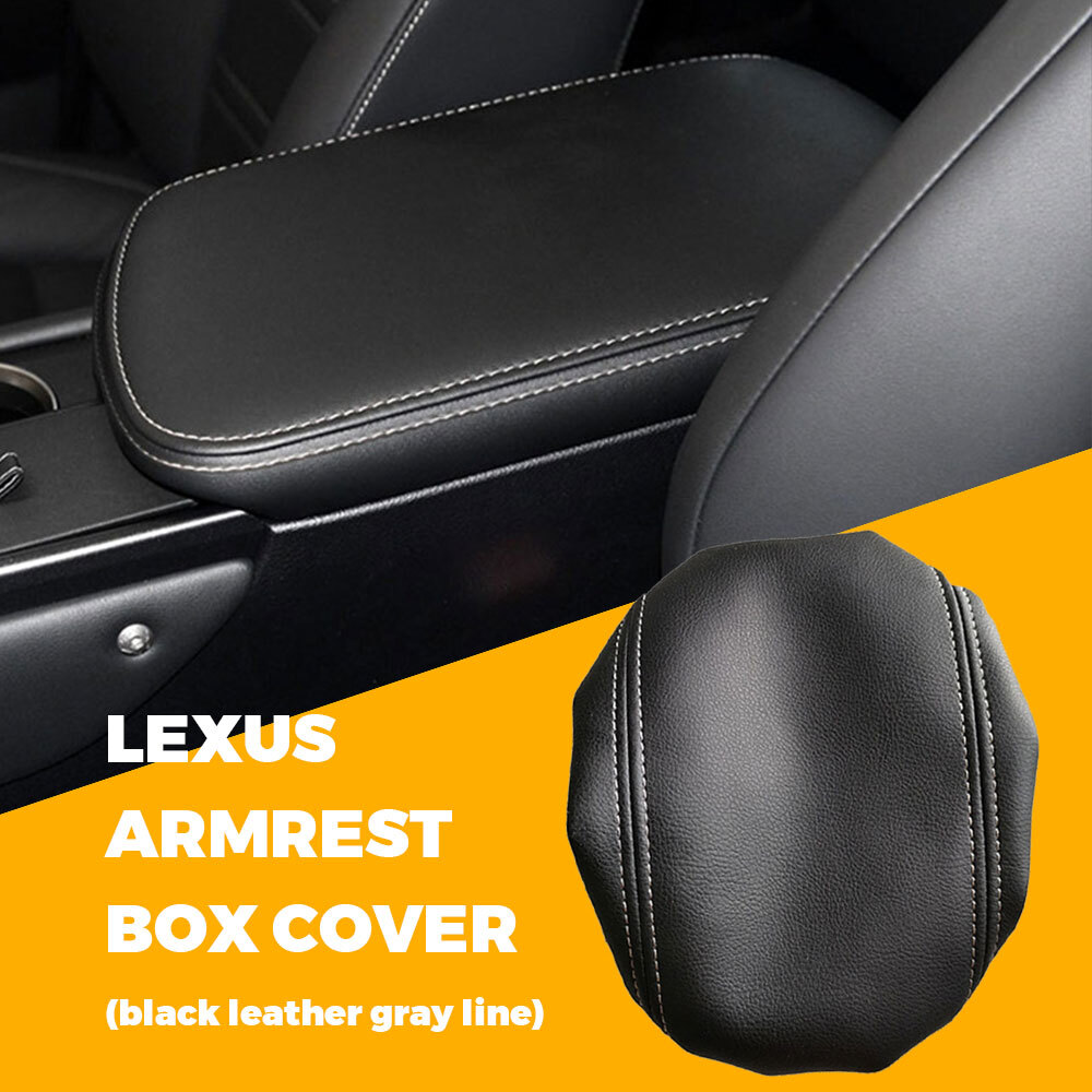 For Lexus NX NX200t NX300 NX300h 2015-21 Black Center Console Armrest Lid Cover