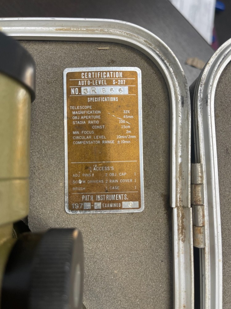 DAVID WHITE/PATH INSTRUMENT AUTO LEVEL S-207W