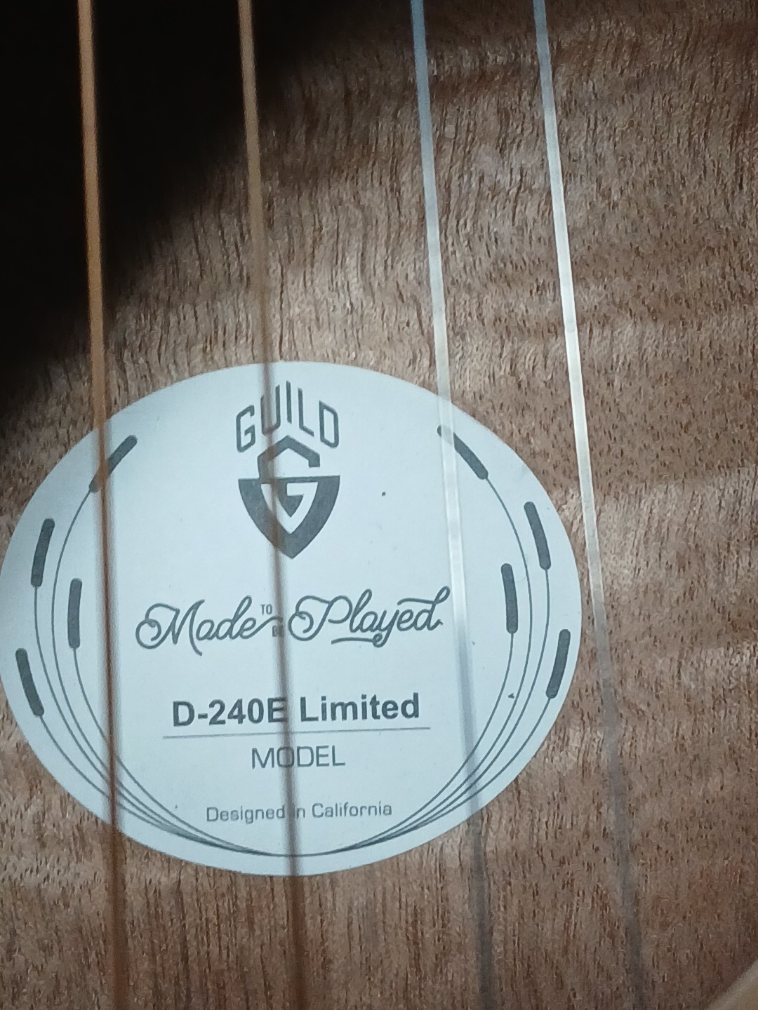 Guild D-240E Limited Acoustic Electric Guitar Project