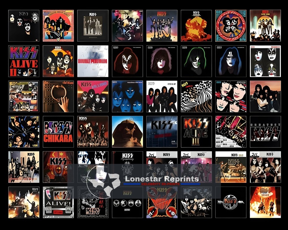 KISS Complete Discography   8x10 Reprint