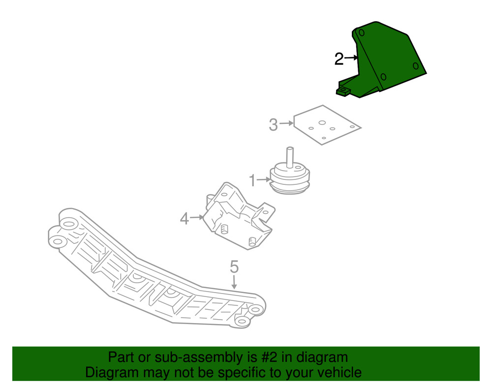 Genuine GM Bracket 92056790