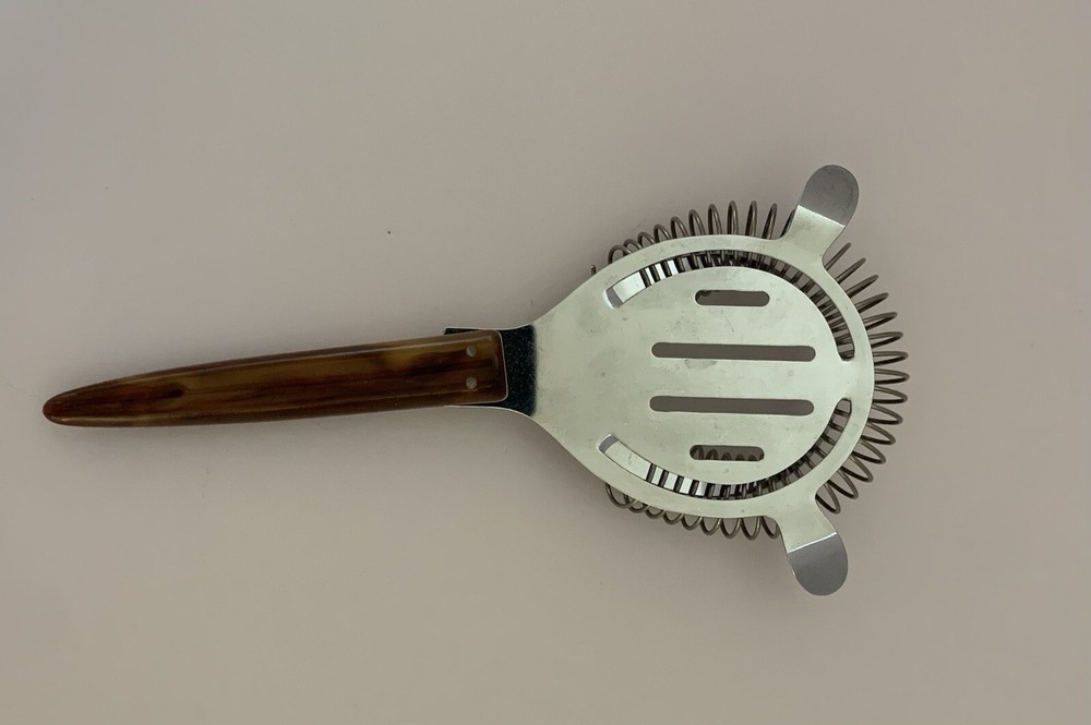 MCM Bakelite Cocktail Bar Strainer