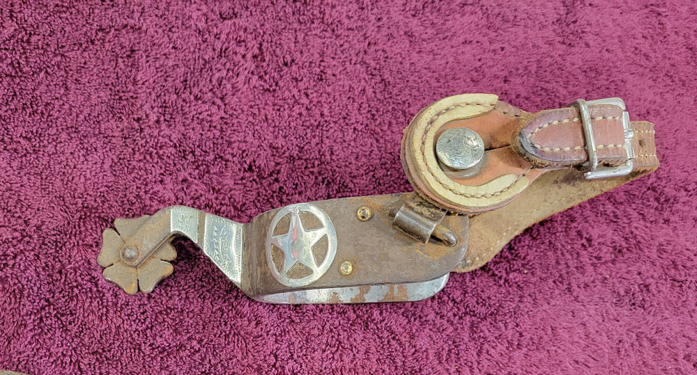 Western Spur Silver Star Overlay Right Side