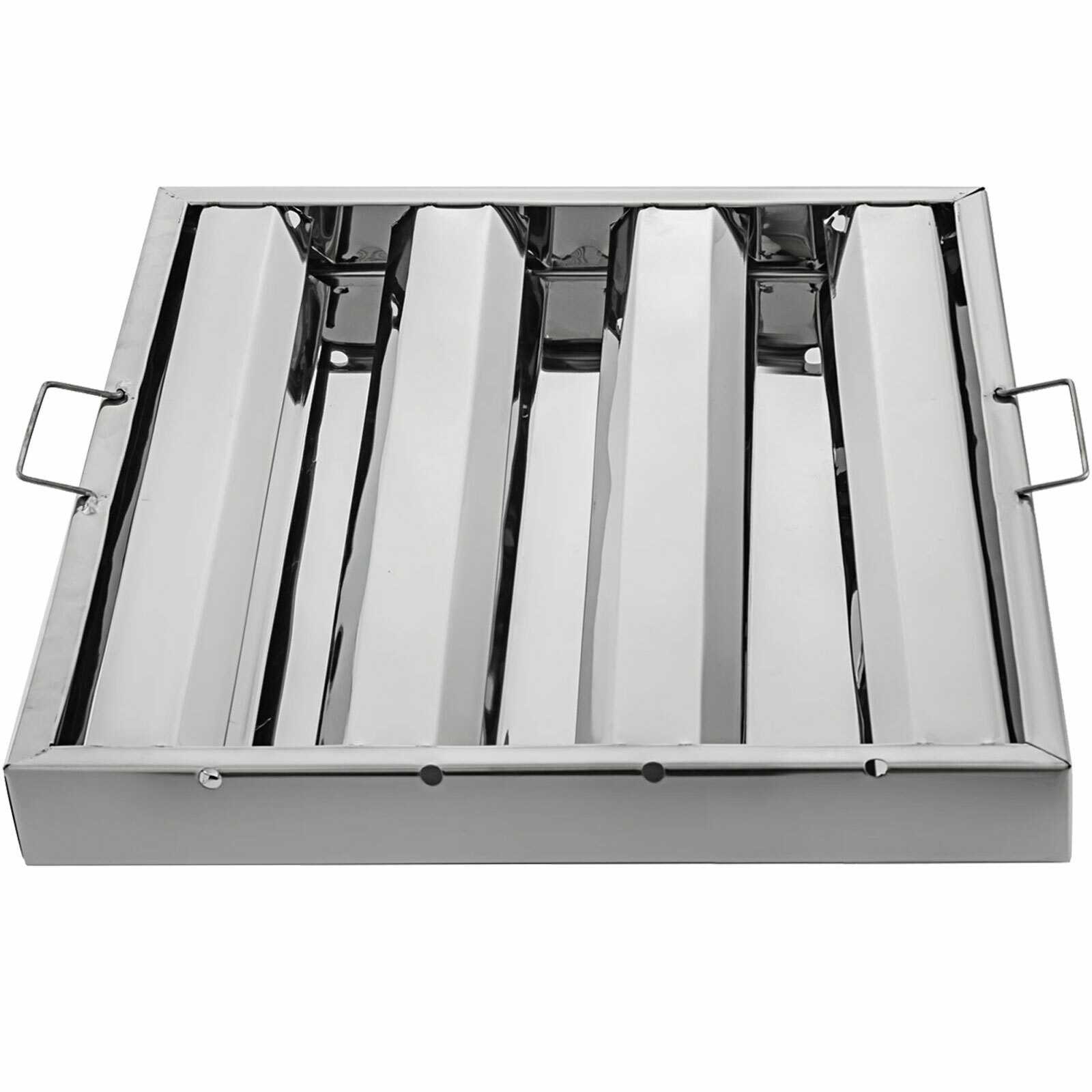 VEVOR 6Pcs 16/20/25"Commercial Hood Grease Exhaust Filter Baffle Stainless Steel