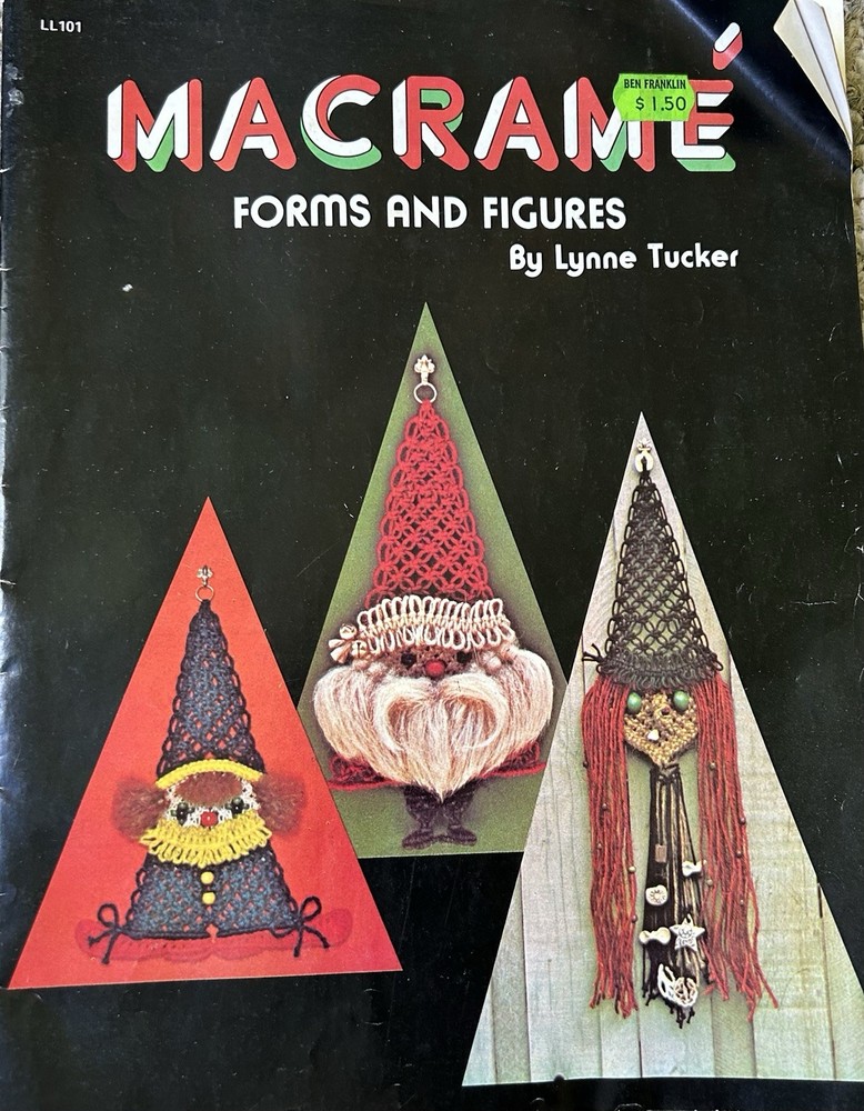4 Vintage Macrame Books