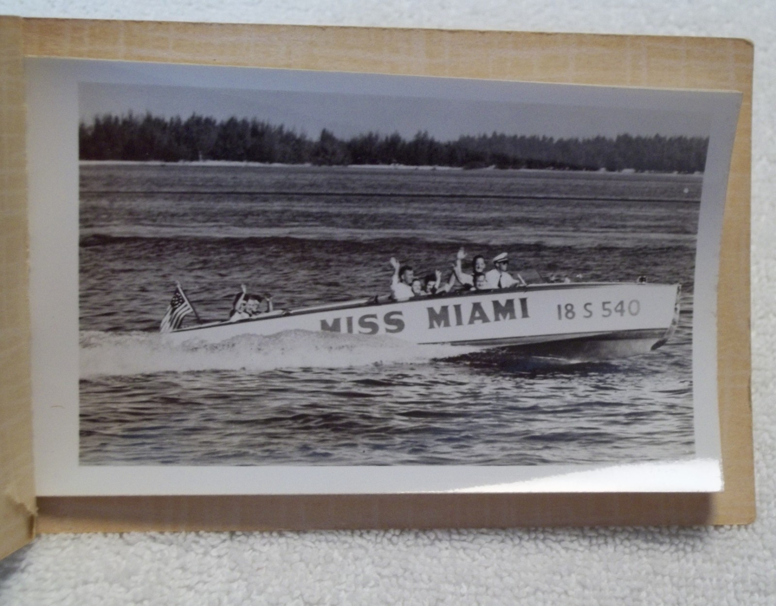 Photo Scenic Route Miss Miami Speed Boats Sightseeing BOOKLET Al Capones Home et
