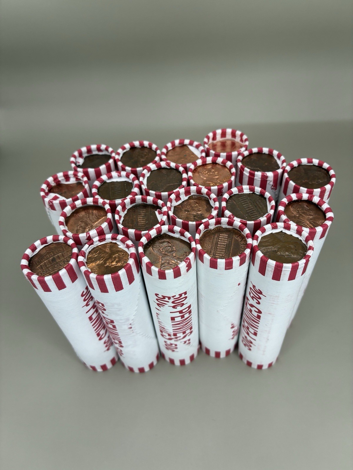 BANK SEALED Penny Rolls – 6 Rolls UNSEARCHED!