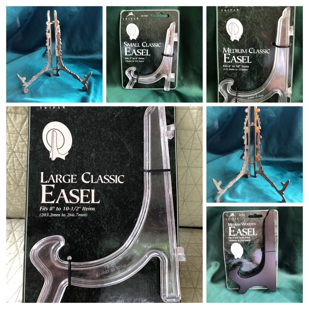 ASSORTED EASEL DISPLAY STANDS - VARIOUS SIZES,ETC - YOU CHOOSE!