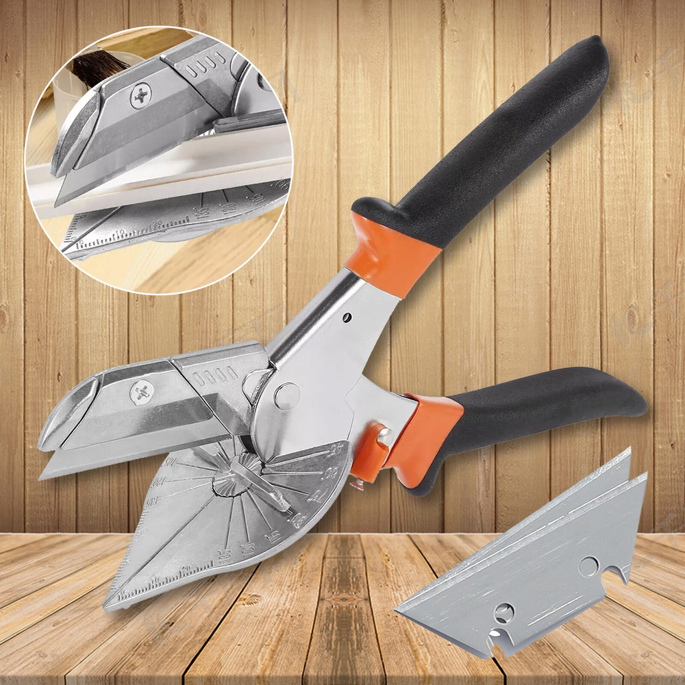 Multifunctional Sharp Multi Angle Scissors Miter Shears Adjustable 45°-135°