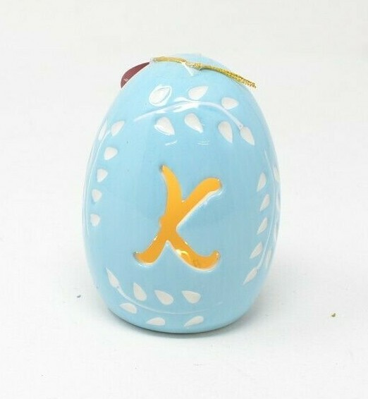 Easter Light Up Monogram Egg Letter "K"