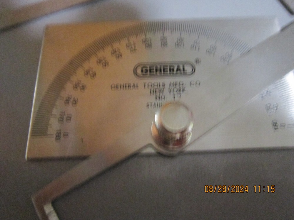 Three General Tool Protractors, Please Read Listing, No Returns