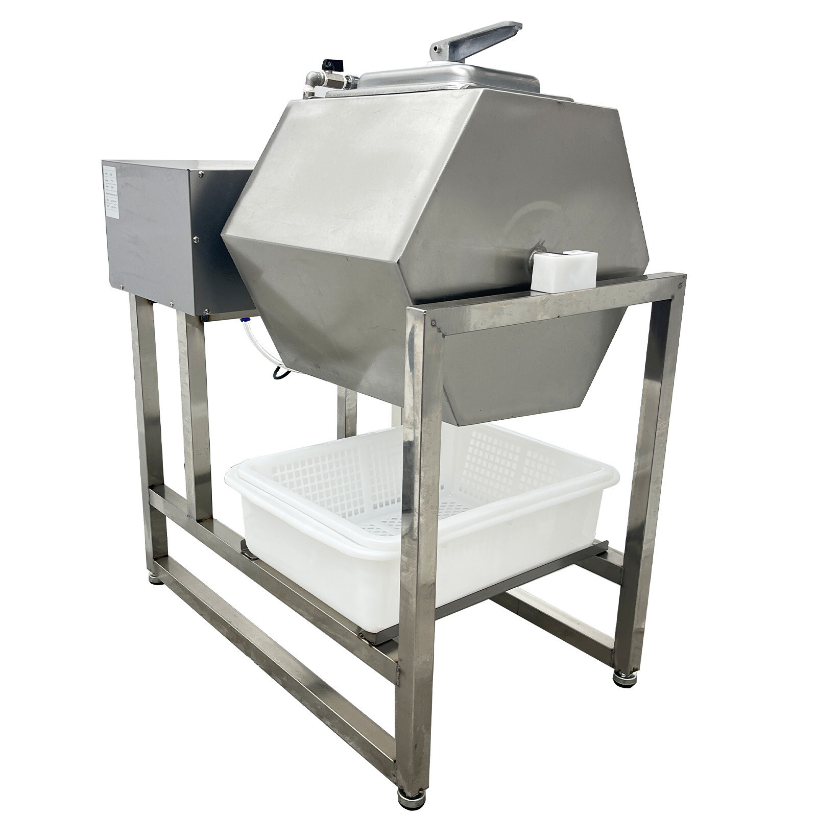 110V 45L Vacuum Pump Meat Vegetable Tumbler Marinator Pickling Machine 350W