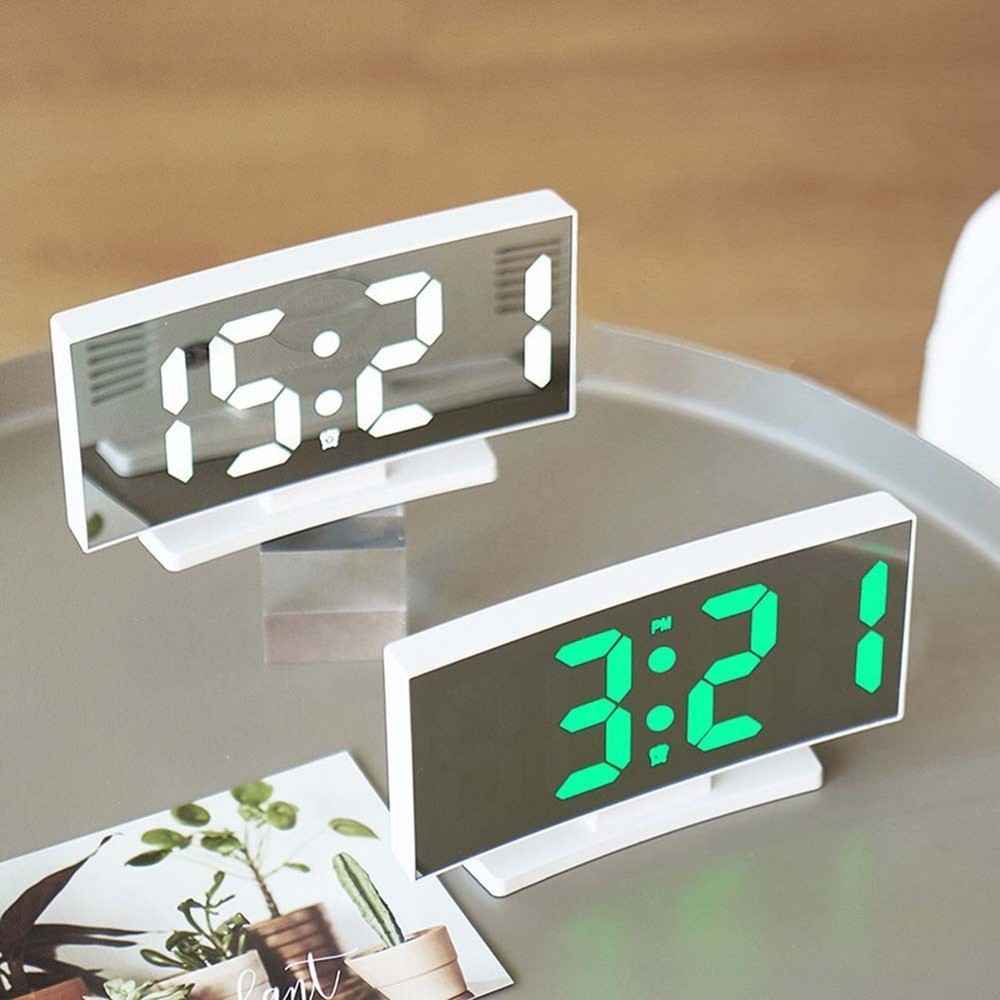 User Friendly LED Clock with Alarm Function Simple Design for Everyone