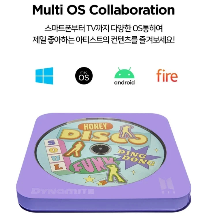 BTS Dynamite Multi OS CD Dvd PLAYER Writer Hitachi LG / Tracking