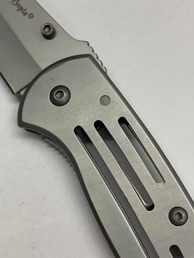 Maple Tactical Folder, Plain Tanto Point, Gray C-2013