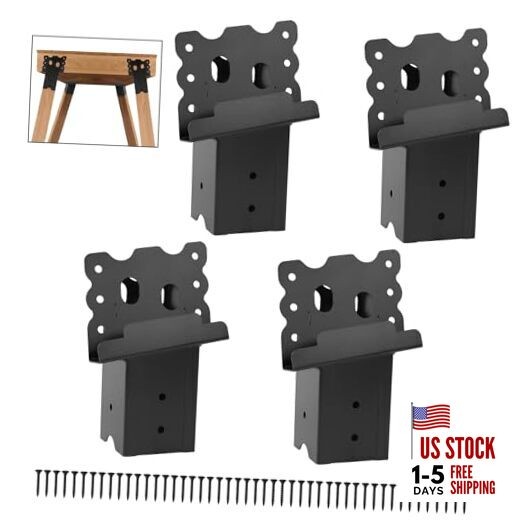 Deer Stand Brackets 4pcs,Outdoor 4"x 4" Compound Angle Bracket,Multi-Use