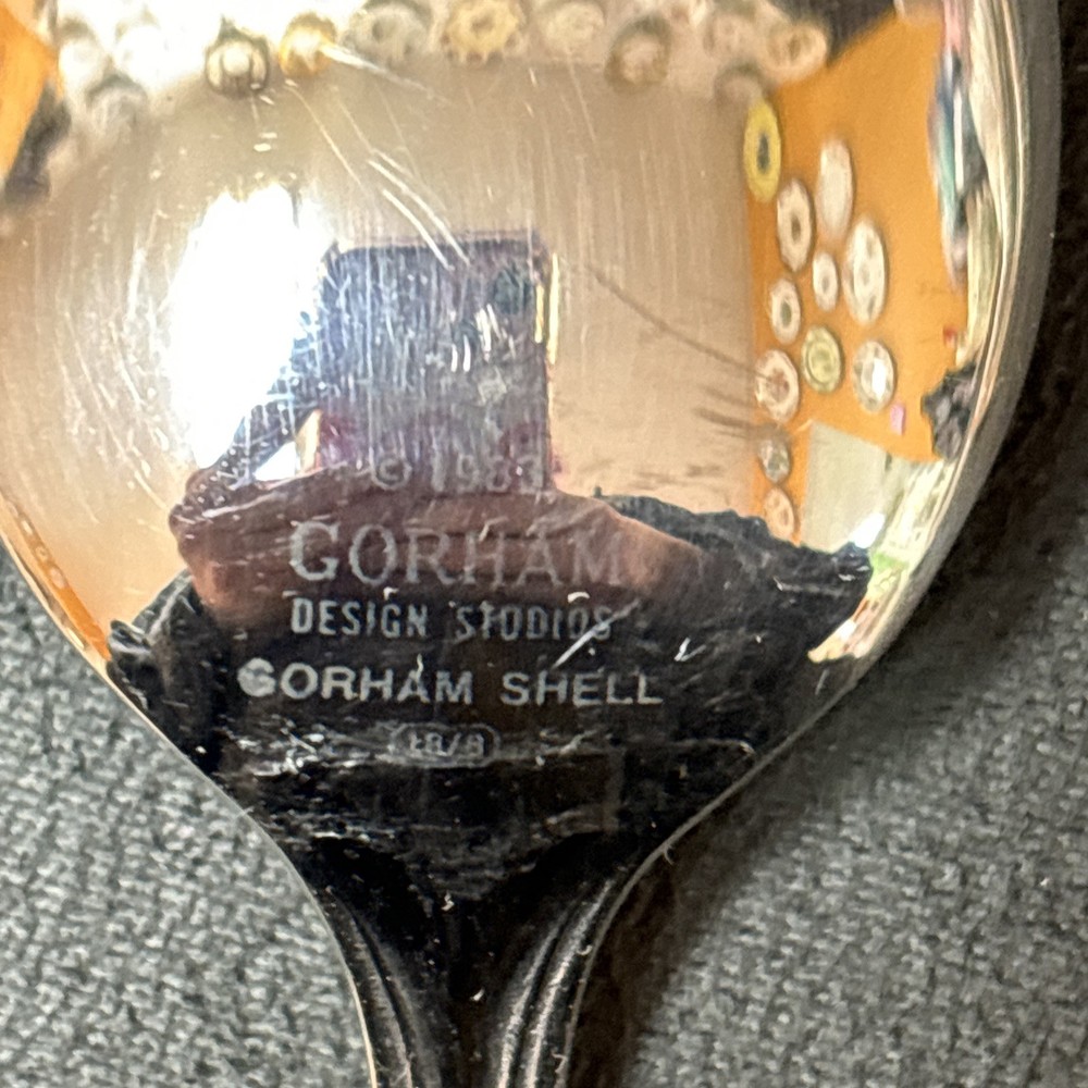 Gorham GORHAM SHELL Stainless Flatware Teaspoon 6 1/8 Inches