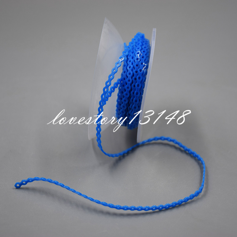 Dental Ortho Elastic Ultra Power Chain Rubber Braces Bands Long/Short/Continuous