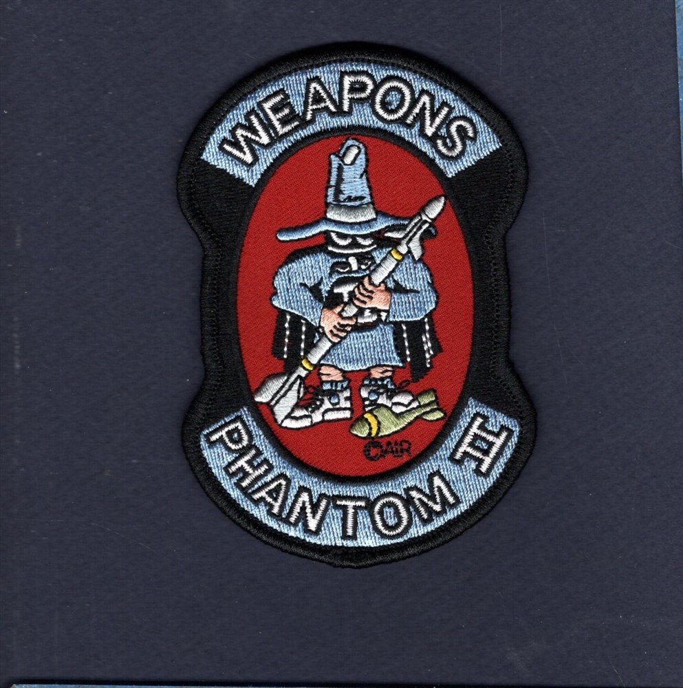F-4 PHANTOM WEAPONS USAF ANG USN Foreign Fighter Squadron Crew Patch