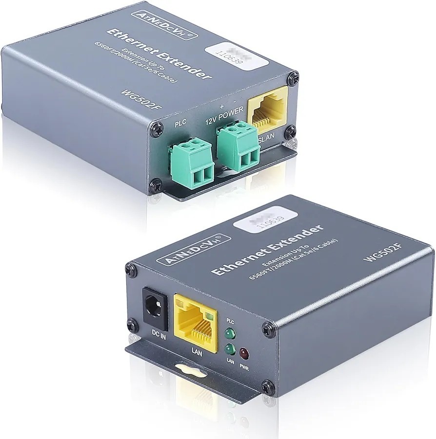 Ethernet Range Extender Repeater Kit, Ethernet LAN Range Extension Distance