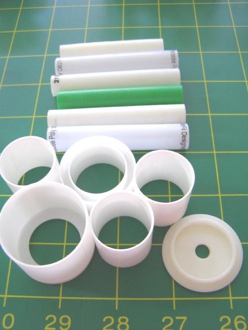 120 Empty thread spools Various sizes & colors + misc circles Craft project#1653
