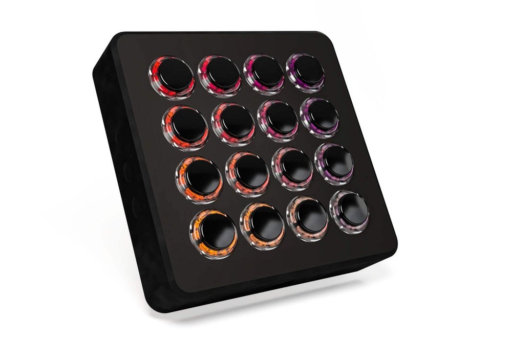 DJ TechTools Midi Fighter Spectra - 16 Arcade Button MIDI Controller (B-Stock)