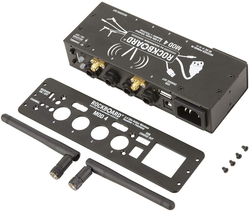 Rockboard MOD 4 Patch Bay Wireless System (with XVive U2 transmitter)