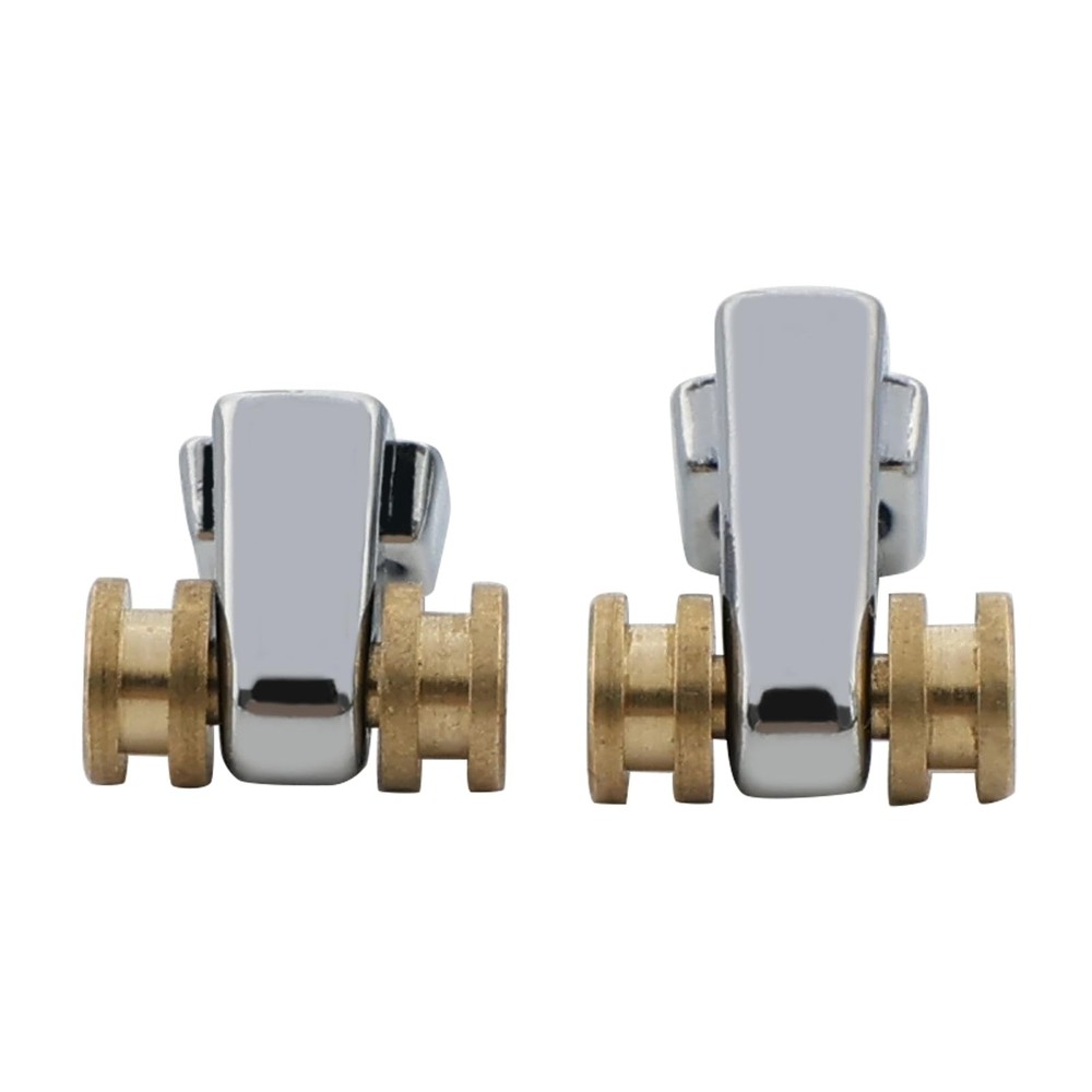 OVSAL Pack of 2 Brass Roller String Retainer for Electric Guitar String Tree Str