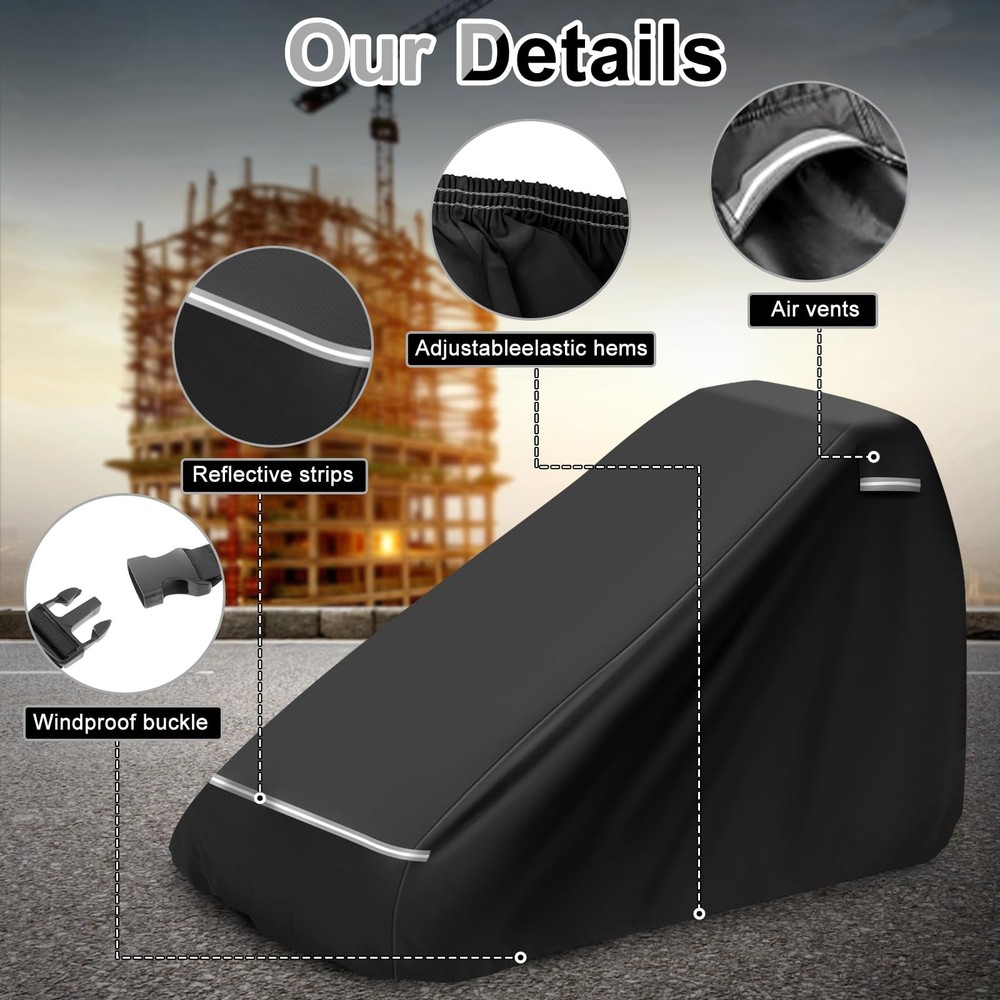 Mini Skid Steer Loader Cover Replace for Bobcat (Without Cockpit), Black