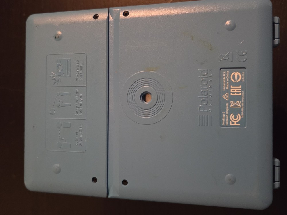 Polaroid One Step 2, Summer Blue, I-Type Camera, Instant Camera TESTED & WORKING