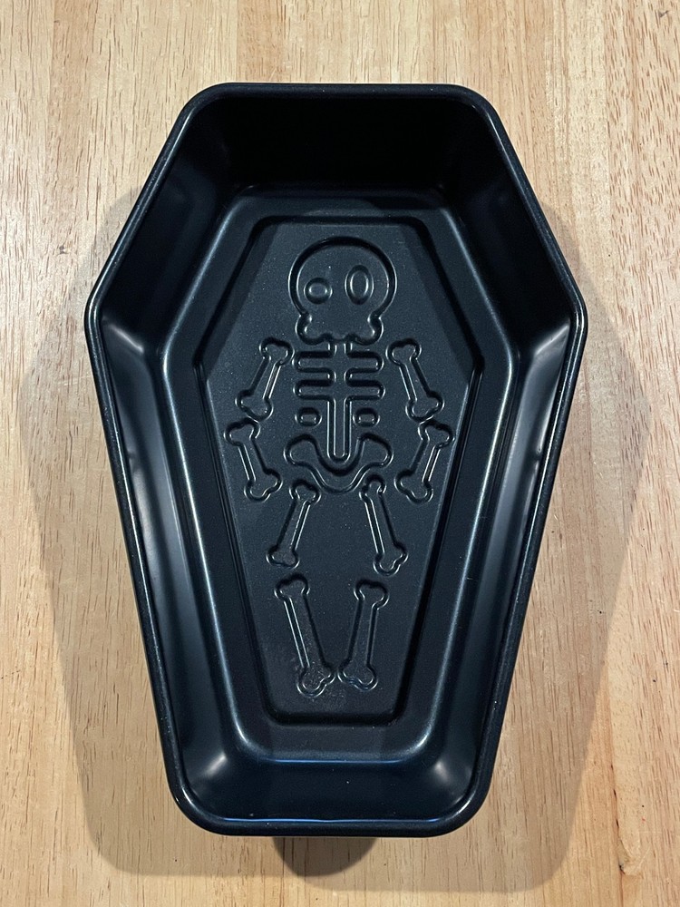 Nordic Ware Skeleton Coffin Cake Pan Halloween Bakeware