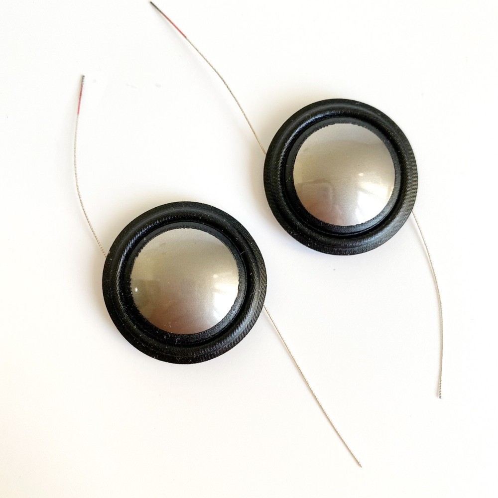 2 Replacement 20.4mm VCL Titanium Dome Diaphragms For Speaker Tweeter 8Ω Repair
