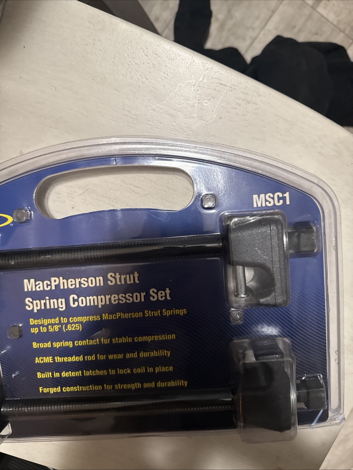 Blue Point Mcpherson Strut Spring Compressor Set Msc1