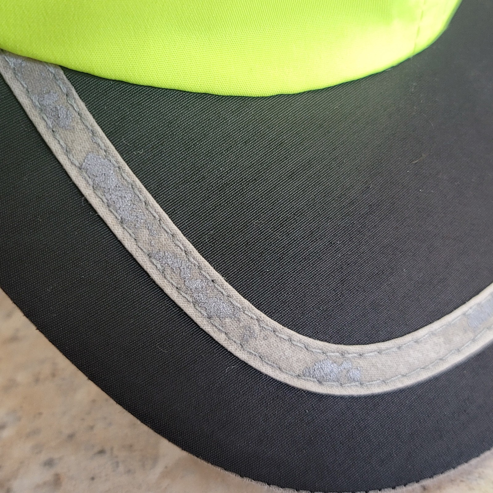 McDONALD'S EMPLOYEE BRIGHT NEON YELLOW BASEBALL HAT ADJUSTABLE