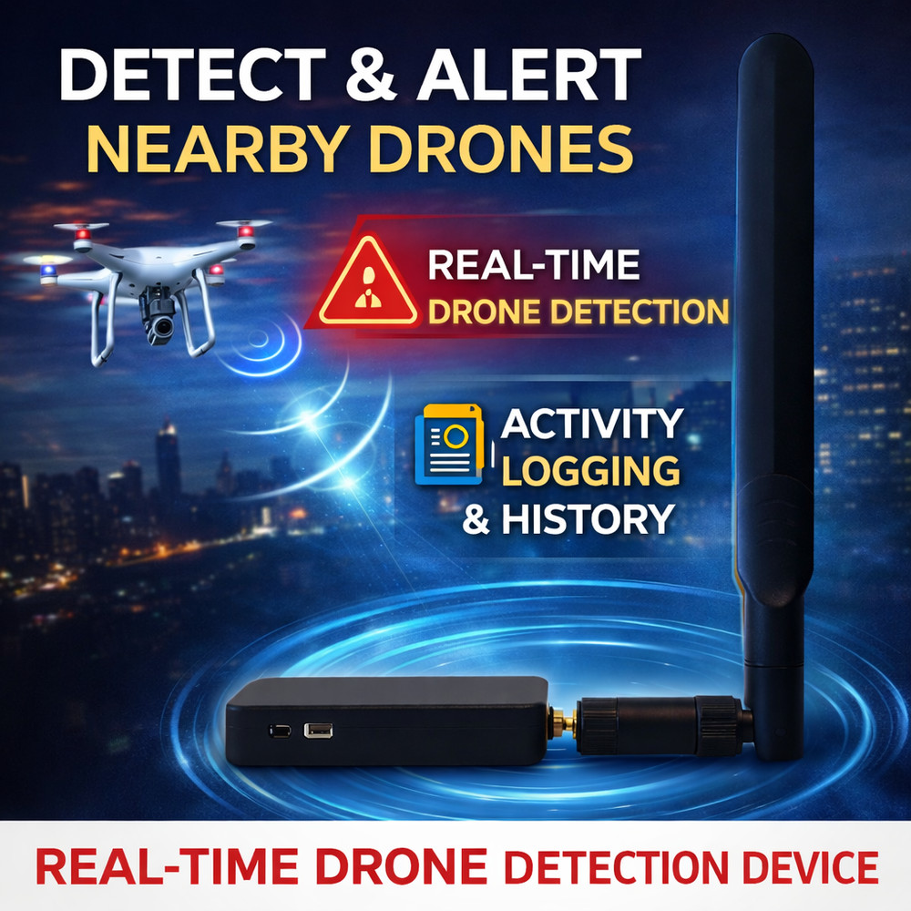 Drone Tracking Kit – Real-Time Drone Detection & Activity Logging Device