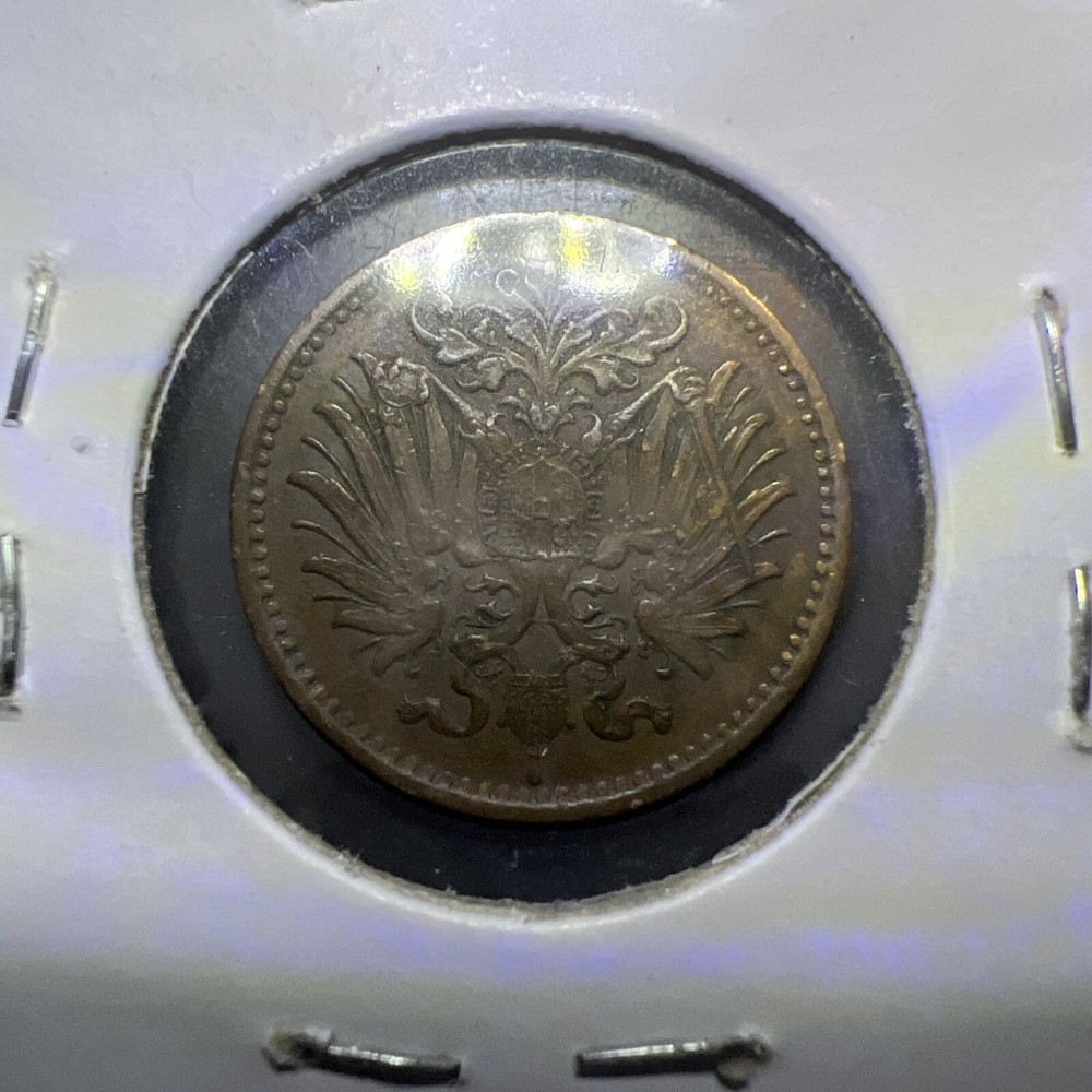 1893 Austria 1 Heller AU
