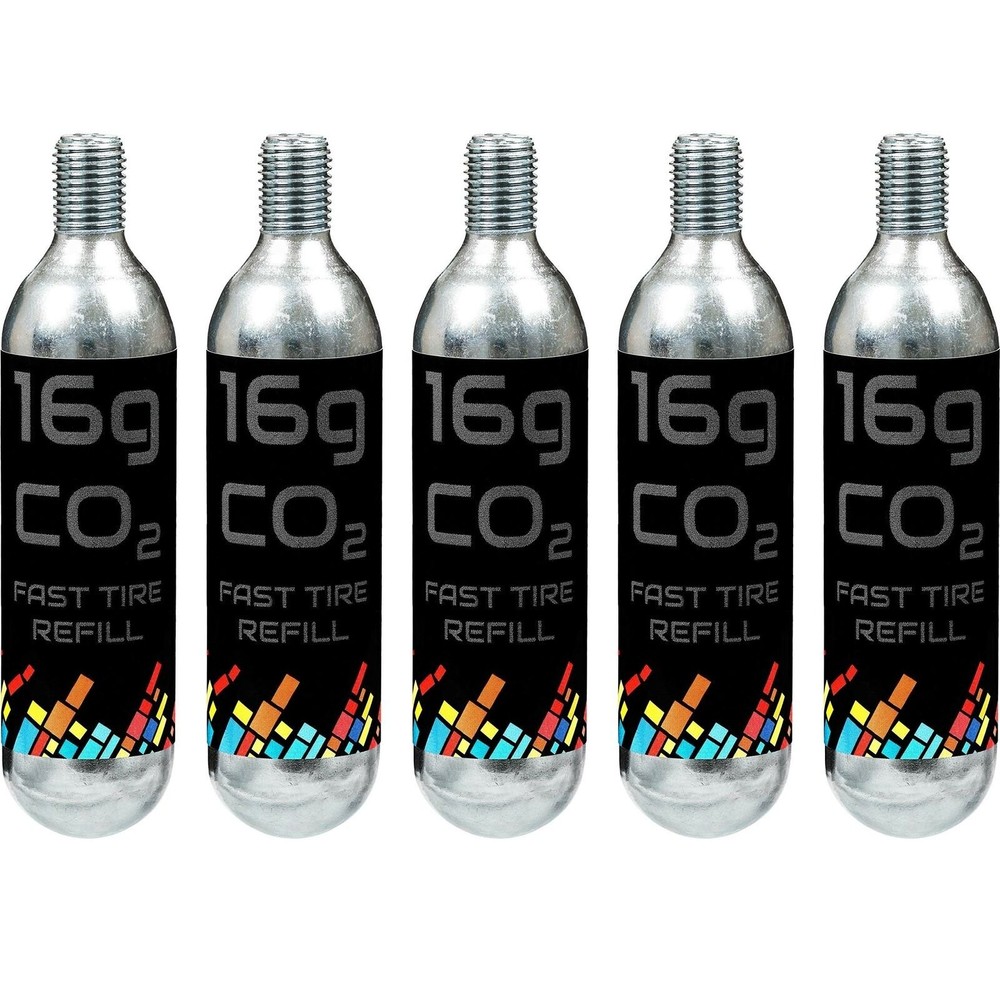 CO2 Cartridges 16g Threaded 5 Pack