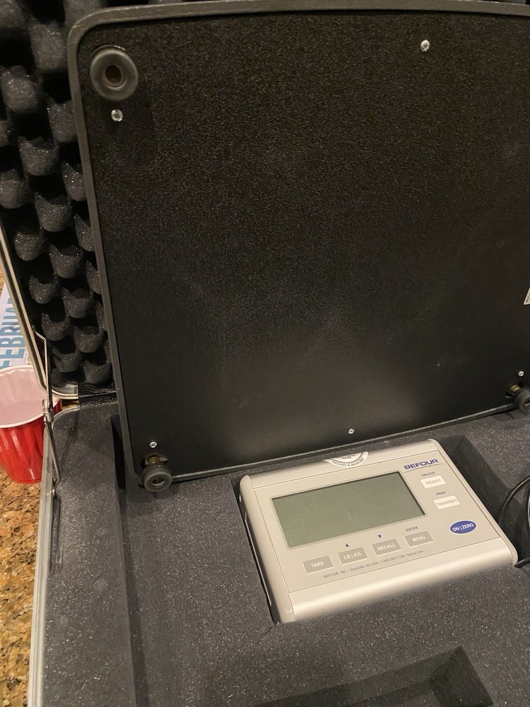 Befour PS-6700 Portable Scale With Hard Case