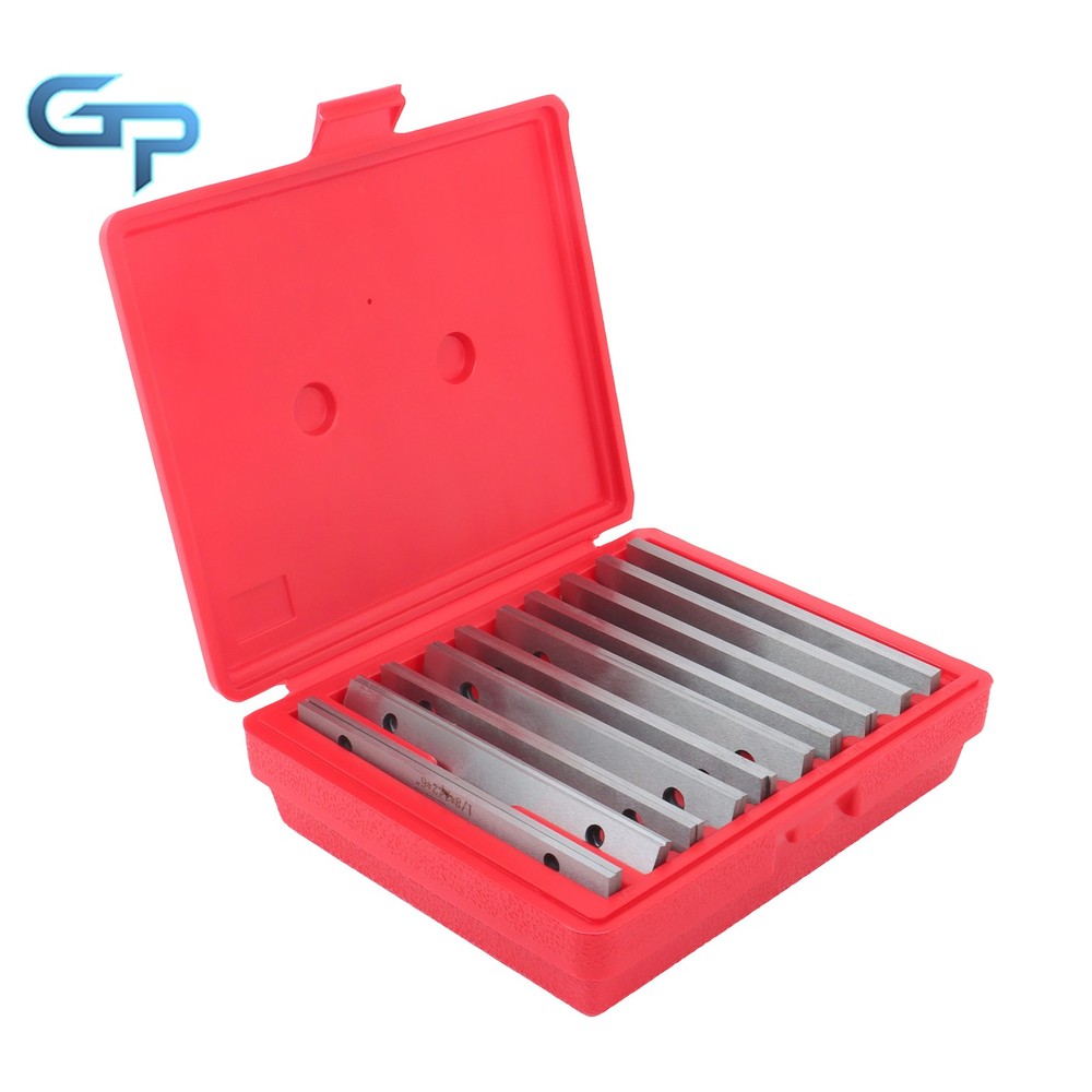 1/8" Thin Parallel Set and 1 Matched 1-2-3 Block Pair, 23 Holes