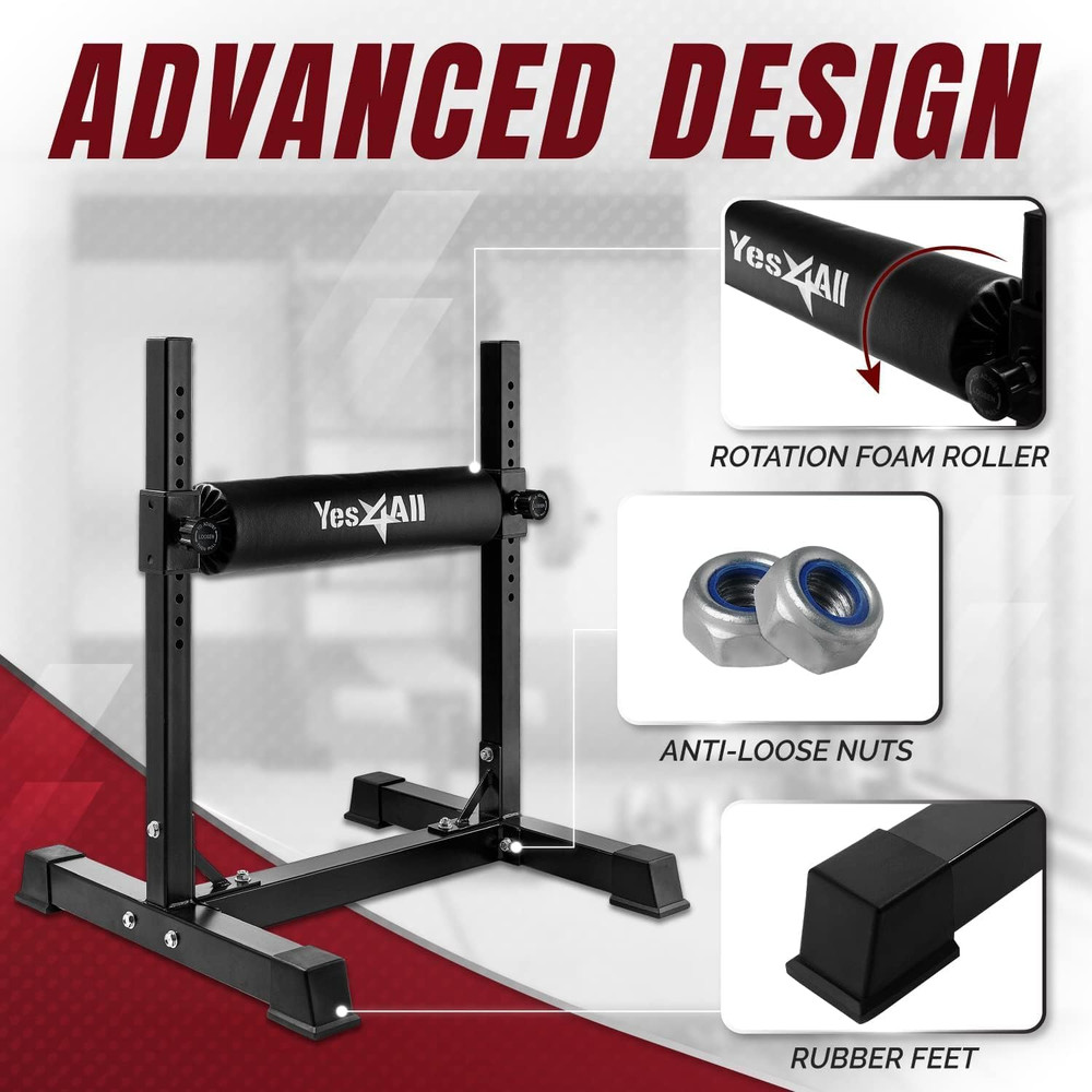 Bulgarian Split Squat Stand - Single Leg Squat Roller & Bodyweight Training