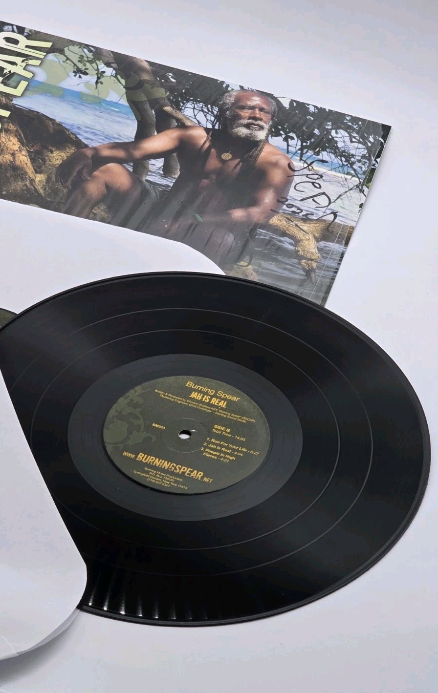 Burning Spear Jah Is Real Signed/Autographed Vinyl 2LP 2025