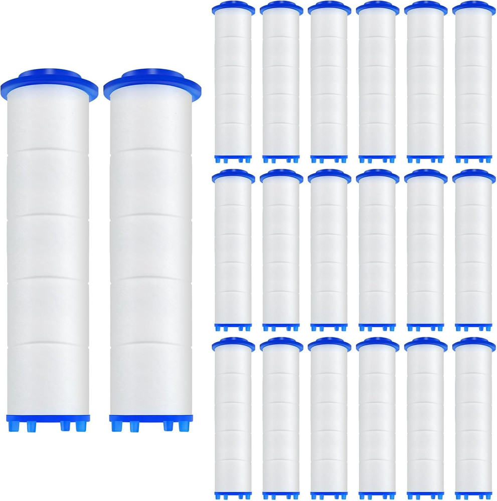 20 Pack Shower Filter Shower PP Cotton Filter Handheld, Replacement Tool Suitabl