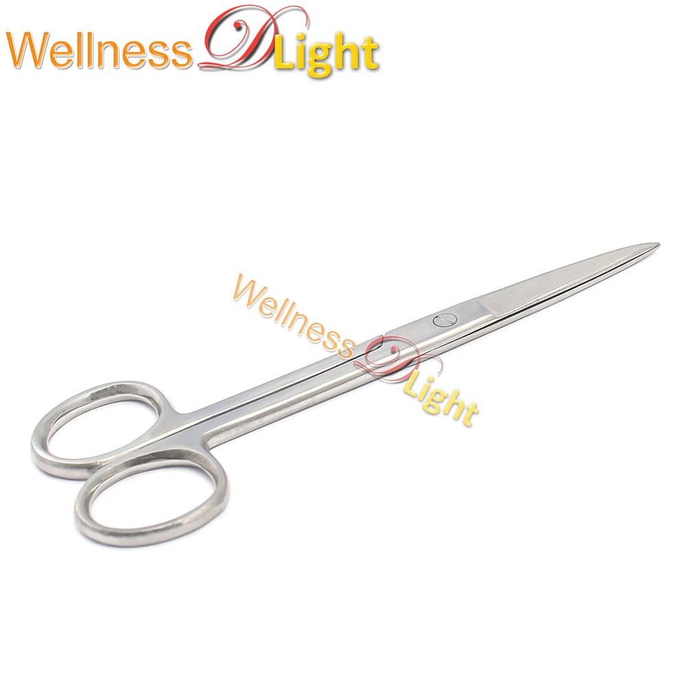 Operating Dissecting Surgical Scissors 4.5" Straight Sharp Stainless Steel